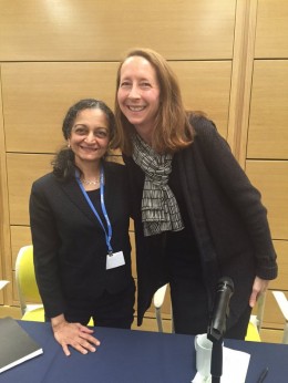 Geeta Aiyer and Sue Reid - Photo Courtesy of Laura Devenney
